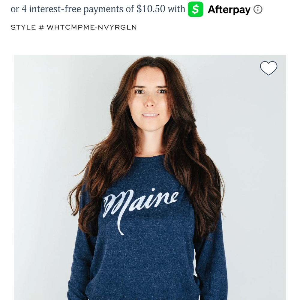 Women's Navy Blue Maine Sweater